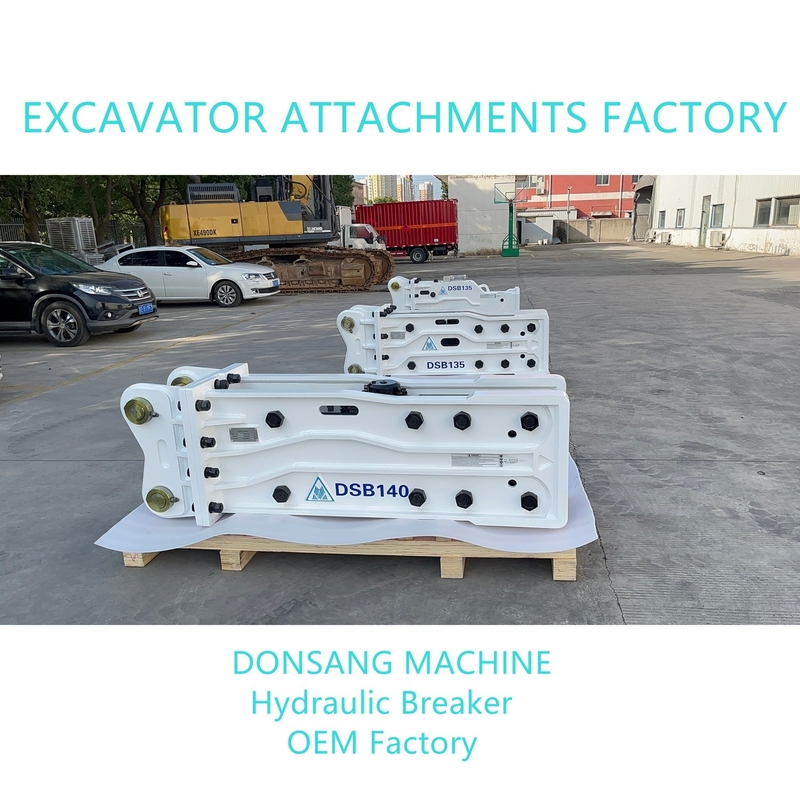 Excavator Hydraulic Hammer Breaker 150 mm Wide Chisel Hydraulic Rock Hammer Breaker HB30G  HB20G Hot Sale